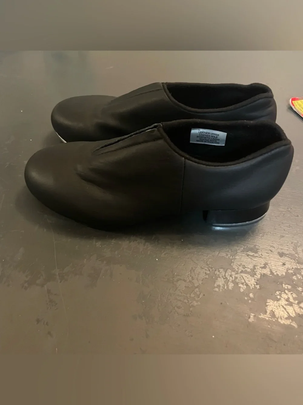 Bloch Ladies Tap Flex Slip On Leather Tap Shoes in Black 4.5 ballet dance jazz